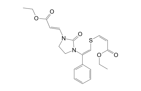 (2E)-3-[3-[2-(1Z)-(2-ETHOXYCARBONYLVINYLSULFANYL)-(1Z)-1-PHENYLVINYL]-2-OXO-IMIDAZOLIN-1-YL]-ACRYLIC-ACID-ETHYLESTER