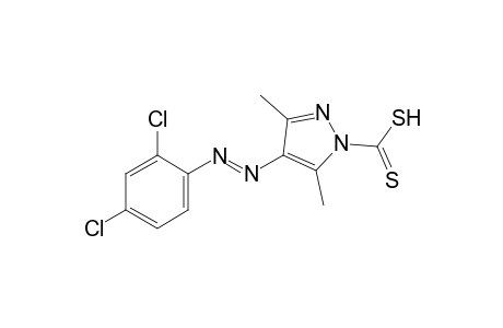 4-[(2,4-dichlorophenyl)azo]-3,5-dimethylpyrazole-1-carbodithioic acid