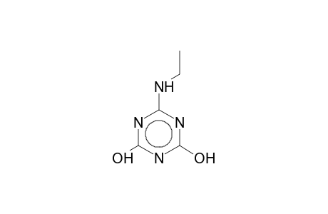 6-(Ethylamino)-1,3,5-triazine-2,4-diol