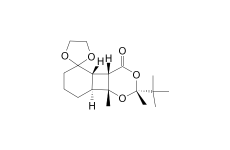 4-ALPHA-TERT.-BUTYL-1-ALPHA,7-BETA,8-BETA-TRIHYDRO-2-BETA,4-BETA-DIMETHYL-1,3-DIOXA-9-ALPHA,9-BETA-(ETHYLENEDIOXY)-6-OXOTRICYCLO-[6.4.0.0(2,7)]-DO