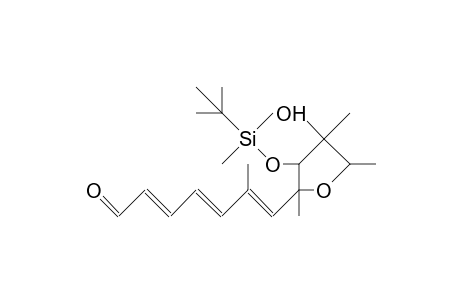 (2E,4E,6E)-6-Methyl-7-([2S,3R,4S,5R]-tetrahydro-4-hydroxy-3-(T-butyl-dimethylsiloxy)-2,4,5-trimethyl-2-furyl)-2,4,6-hept