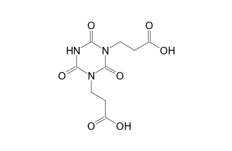 dihydro-2,4,6-trioxo-s-triazine-1,3-(2H,4H)-dipropionic acid