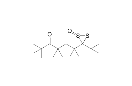 (1RS,3SR)-3-tert-Butyl-3-(1,1,3,3-5,5-hexamethyl-4-oxohexyl)dithiirane 1-oxide