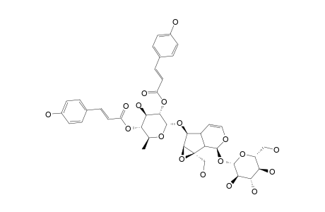 6-O-(2'',4''-O-DI-TRANS-P-COUMAROYL)-ALPHA-L-RHAMNOPYRANOSYLCATALPOL;GMENLINOSIDE-I