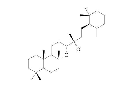 #11;(1R,2R,4AS,8AS,3'S,4'S,1''S)-(+)-1-[6'-(2'',2''-DIMETHYL-6''-METHYLENECYCLOHEXYL)-4'-HYDROXY-4'-METHYLHEXYL]-2,5,5,8A-TETRAMETHYLDECAHYDRONAPHTHALEN-2-OL