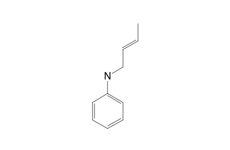 (E)-N-(2-BUTENYL)-ANILINE