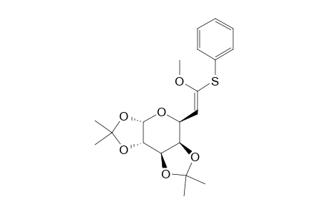 (E)-(2'S,3'R,4'R,5'R,6'R)-2-[2'-(3',4',5',6'-DI-O-ISOPROPYLIDENE)-TETRAHYDROPYRANYL]-1-METHOXY-1-PHENYLTHIO-ETHENE