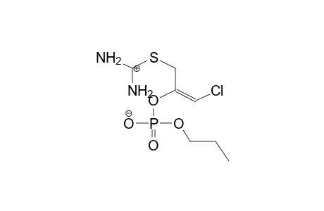 (1-ISOTHIURONIOMETHYL-2-CHLOROETHENYL)PROPYLPHOSPHATE