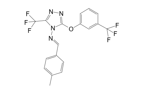 3-(trifluoromethyl)-4-(4-methylbenzimido)-5-[3-(trifluoromethyl)phenoxy]-1,2,4-triazole