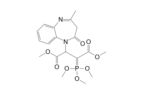 Dimethyl 2-(4-methyl-2-oxo-2,3-dihydro-1H-1,5-benzodiazepin-1-yl)-3-(1,1,1-trimethoxy-.lambda.-5-phosphanylidene)succinate