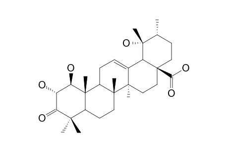 1-BETA,2-ALPHA,19-ALPHA-TRIHYDROXY-3-OXO-12-URSEN-28-OIC-ACID