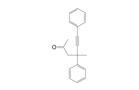 4-METHYL-4,6-DIPHENYLHEX-5-YN-2-ONE