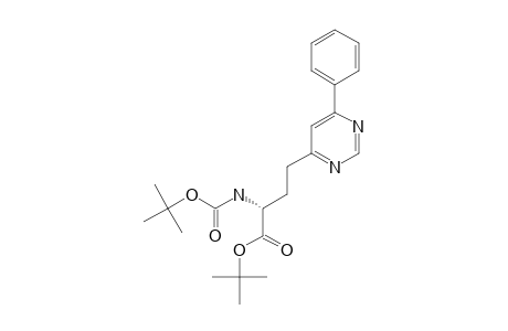 (S)-ALPHA-TERT.-BUTOXYCARBONYLAMINO-GAMMA-(6-PHENYLPYRIMIDIN-4-YL)-BUTYRIC-ACID-ALPHA-TERT.-BUTYLESTER