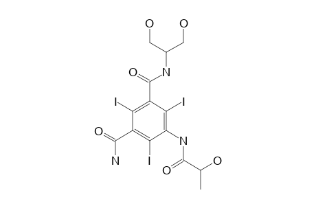 S-(-)-3-N-[2-HYDROXY-1-(HYDROXYMETHYL)-ETHYL]-5-(2-HYDROXY-1-OXOPROPYL)-AMINO]-2,4,6-TRIIODOISOPHTHALAMIDE