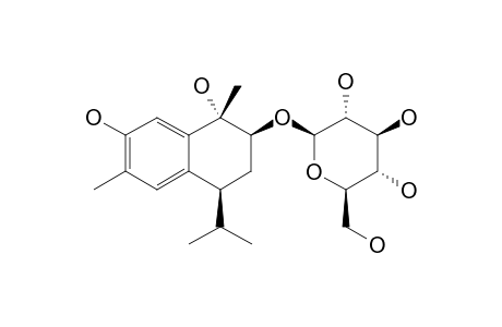 1,2,3,4-TETRAHYDRO-1-ALPHA,2-BETA,7-TRIHYDROXY-1-BETA,6-DIMETHYL-4-BETA-ISOPROPYLNAPHTHALENE-2-O-BETA-D-GLUCOPYRANOSIDE