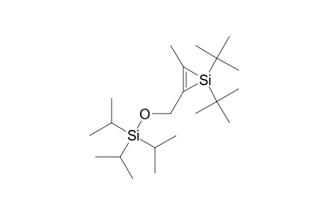 1,1-DI-TERT.-BUTYL-2-(TRIISOPROPYLSILYOXYMETHYL)-3-METHYLSILACYCLOPROPENE