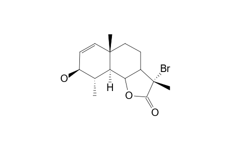 11-ALPHA-BROMO-3-BETA-HYDROXYEUDESM-1-ENO-12,6-BETA-LACTONE