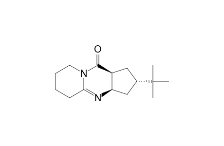 (2R*,3AS*,10AR*)-2-TERT.-BUTYL-2,3,3A,5,6,7,8,10A-OCTAHYDROCYCLOPENTA-[D]-PYRIDO-[1,2-A]-PYRIMIDIN-10(1H)-ONE