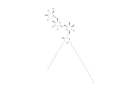 N-DECOSANOYL-1-O-[ALPHA-D-GLUCOPYRANOSYL-(1->4)-BETA-D-GALACTOPYRANOSYL-(1->6)-BETA-D-GALACTOPYRANOSYL]-DIHYDROCTADECASPHINGENINE