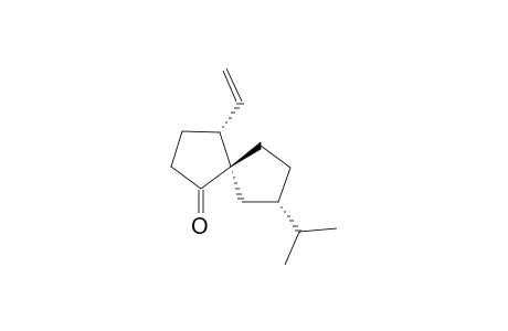 (4R*,5R,7R*)-7-ISOPROPYL-4-VINYLSPIRO-[4,4]-NONAN-1-ONE