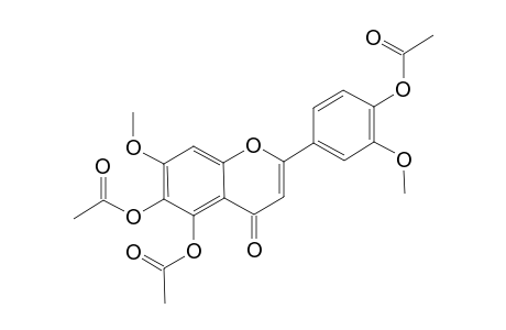 5,6,4'-TRIACETOXY-7,3'-DIMETHOXYFLAVONE