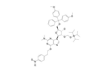 5'-O-(4,4'-DIMETHOXY-TRITYL)-N2,N2-DI-METHYL-O6-[2-(4-NITROPHENYL)-ETHYL]-2'-O-[[(TRI-ISOPROPYL-SILYL)-OXY]-METHYL]-GUANOSINE