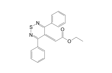 Ethyl 2-(3,5-diphenyl-4H-1,2,6-thiadiazin-4-ylidene)acetate