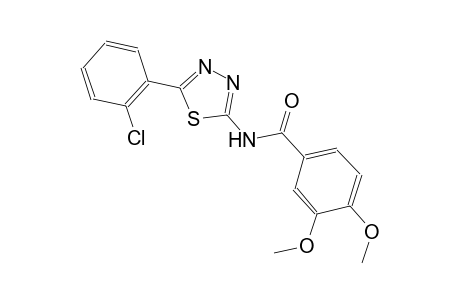 N-[5-(2-chlorophenyl)-1,3,4-thiadiazol-2-yl]-3,4-dimethoxybenzamide