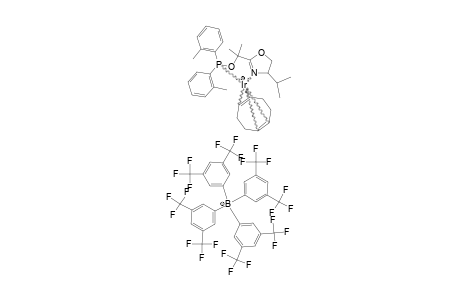 #9-IR;(+)-(S)-[(ETA(4)-1,5-CYCLOOCTADIENE)-[4-ISOPROPYL-2-(1-DI-(2'-METHYLPHENYL)-PHOSPHINITE-1-METHYLETHYL)-4,5-DIHYDRO-OXAZOLE]-IRIDIUM-(I)]-TETRAKIS-