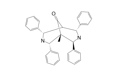 1-METHYL-2,4,6,8-TETRAPHENYL-3,7-DIAZABICYCLO-[3.3.1]-NONAN-9-ONE