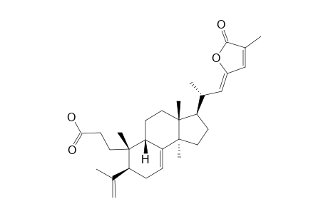 (22Z)-3,4-SECO-9-BETA-H-LANOSTA-4(28),7,22,24-TETRAEN-23,26-OLIDE-3-OIC-ACID;REFERENCE