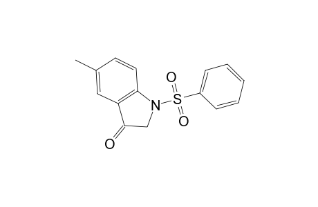 5-Methyl-1-(phenylsulfonyl)-1,2-dihydro-3H-indol-3-one