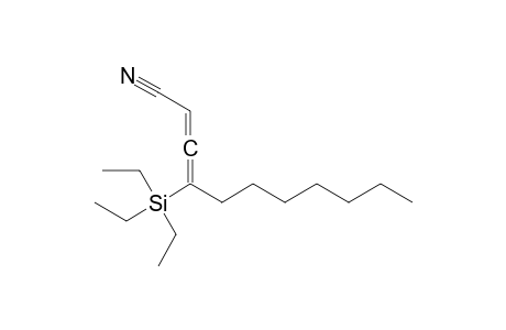 4-TRIETHYLSILYLUNDECA-2,3-DIENENITRILE