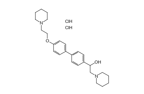 alpha-[4'-(2-PIPERIDINOETHOXY)-4-BIPHENYLYL]-4-PIPERIDINEETHANOL, DIHYDROCHLORIDE