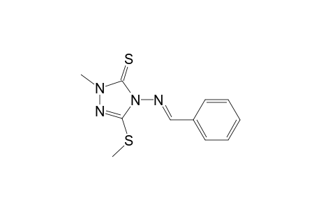 3H-1,2,4-Triazole-3-thione, 2,4-dihydro-2-methyl-5-(methylthio)-4-[(phenylmethylene)amino]-