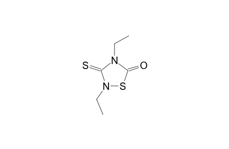 2,4-DIETHYL-5-OXOTHIADIAZOLIDINE-3-THIONE