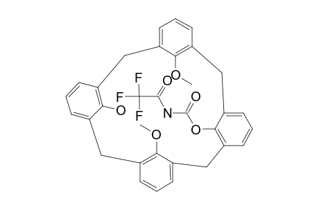 25,27-DIMETHOXY-26-TRIFLUOROACETYLAMINOCARBONYLOXY-28-HYDROXYCALIX-[4]-ARENE