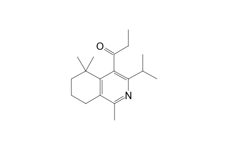 1-(5,6,7,8-TETRAHYDRO-1,5,5-TRIMETHYL-3-(1-METHYLETHYL)-4-ISOQUINOLINYL)-1-PROPANONE