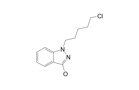 1-(5'-CHLOROPENTYL)-3-HYDROXYINDAZOLE