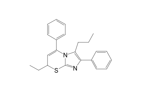 7-ethyl-2,5-di(phenyl)-3-propyl-7H-imidazo[2,1-b][1,3]thiazine