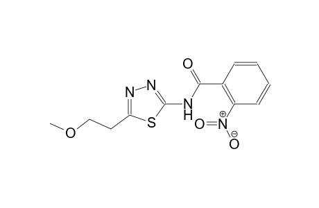 N-[5-(2-methoxyethyl)-1,3,4-thiadiazol-2-yl]-2-nitrobenzamide