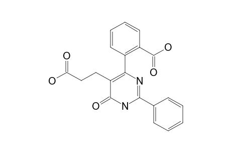 2-[5-(2-CARBOXYETHYL)-6-OXO-2-PHENYL-1,6-DIHYDRO-4-PYRIMIDINYL]-BENZOIC-ACID