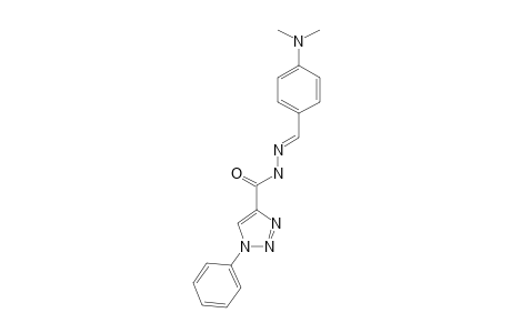 (4'-N,N-DIMETHYLAMINOBENZYLIDENE)-1H-1-(PHENYL)-1,2,3-TRIAZOLE-4-CARBOHYDRAZIDE