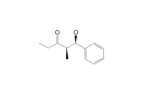 (1RS,2RS)-1-HYDROXY-2-METHYL-1-PHENYLPENTAN-3-ONE