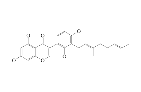 3'-GERANYL-5,7,2',5'-TETRAHYDROXY-ISOFLAVONE