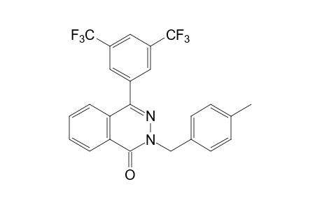 4-(alpha,alpha,alpha,alpha',alpha',alpha'-hexafluoro-3,5-xylyl)-2-(p-methylbenzyl)-1(2H)-phthalazinone