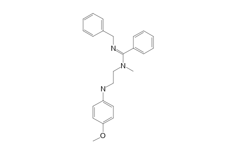 N-(N-BENZYLBENZIMIDOYL)-N'-(PARA-METHOXYPHENYL)-N-METHYL-ETHYLENEDIAMINE