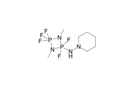 2,2,2,4,4-Pentafluoro-1,3-dimethyl-4-(1-piperidinylamino)-1,3,2,4-diazadiphosphetidine