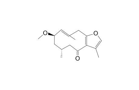 (1(10)E,2R*,4R*)-2-METHOXY-8,12-EPOXY-GERMACRA-1(10)7,11-TRIEN-6-ONE