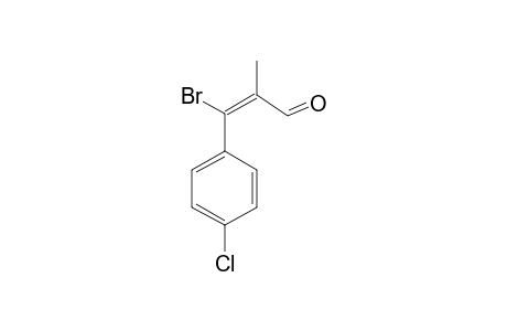 (E)-BETA-BROMO-BETA-(4-CHLOROPHENYL)-ALPHA-METHYLACROLEIN